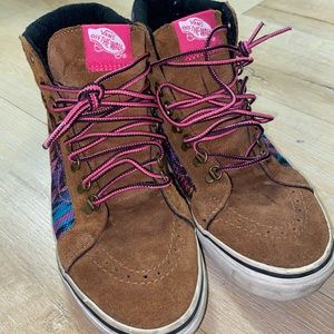 Pink & Brown Vans